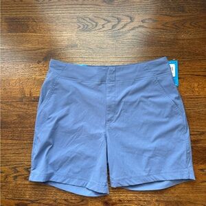 Columbia Women's climber canyon 6" Shorts size 10 in Dusty Blue New